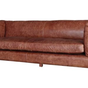 Sofa Triple Cuero Cocoa