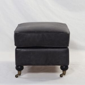 Pouf Cuero BLACK
