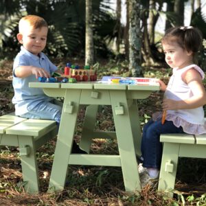 Set de Mesa niños Verde Agua