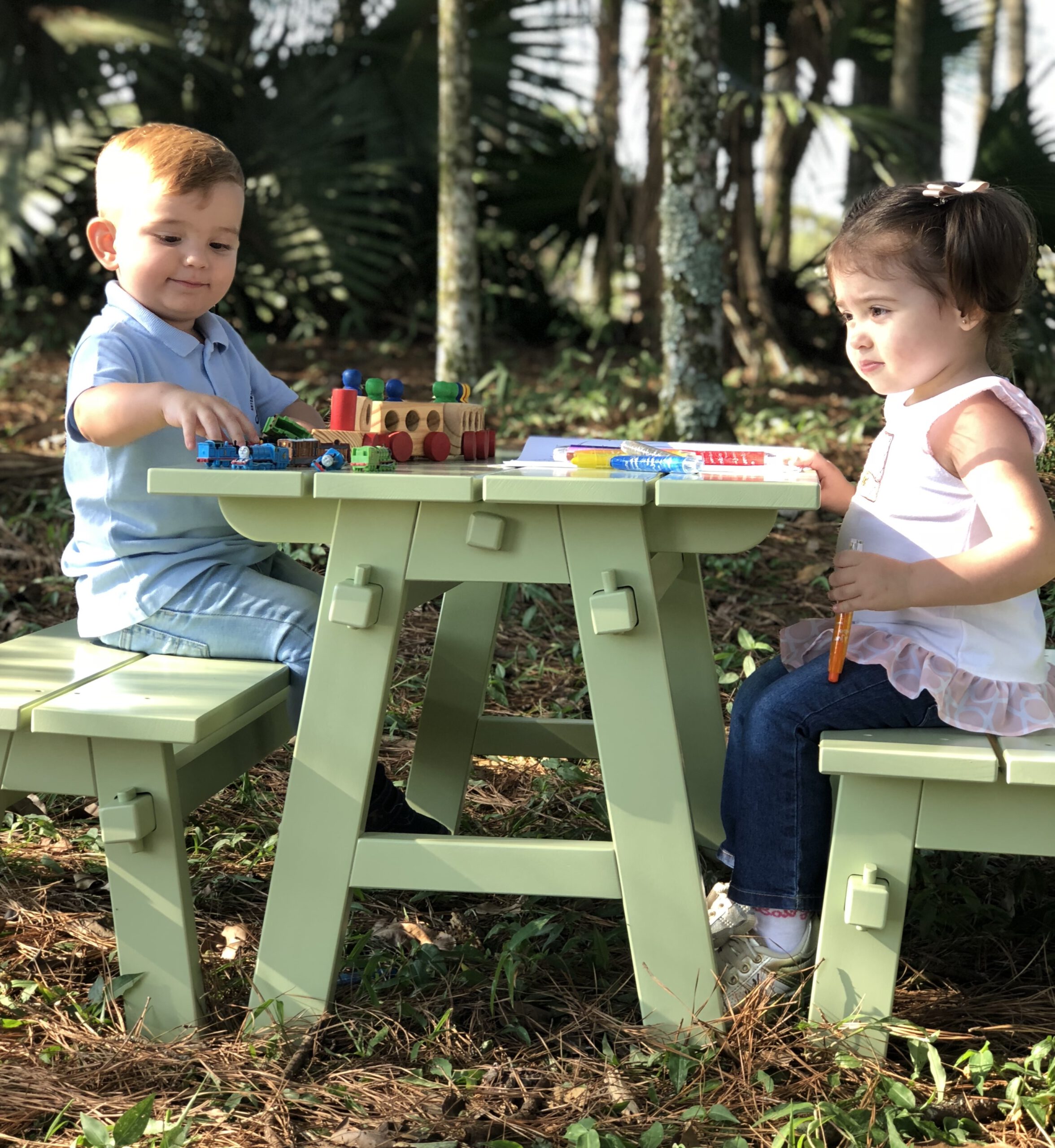 Set de Mesa niños Verde Agua