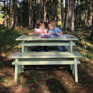 Set de Mesa niños Verde Agua