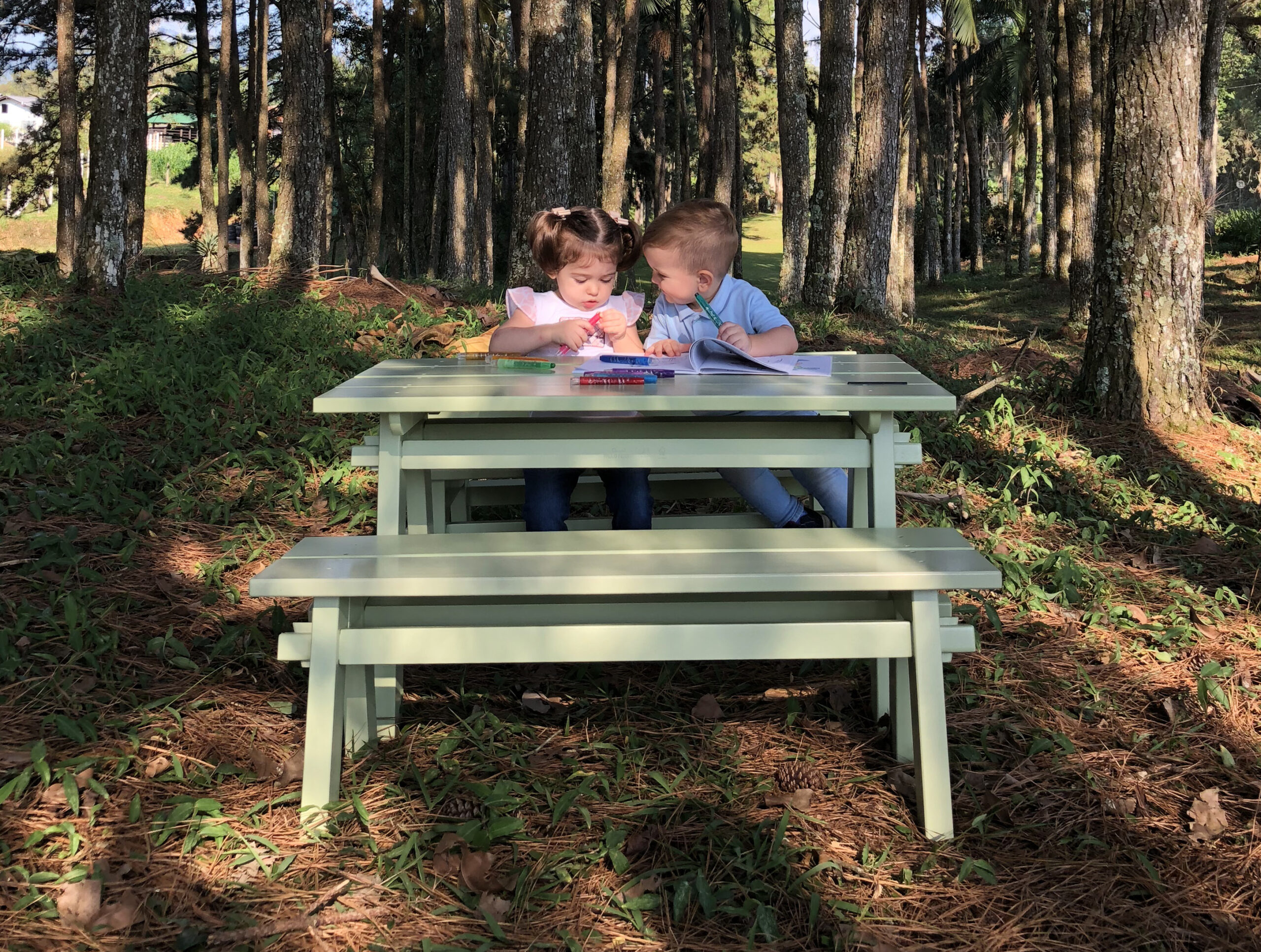 Set de Mesa niños Verde Agua
