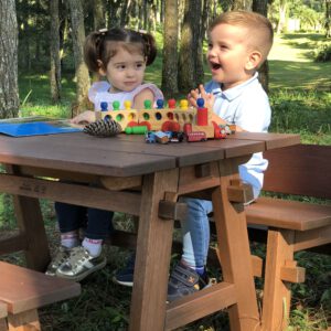 Set de Mesa niños Nogal