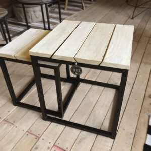 Set de Mesas laterales Blanc