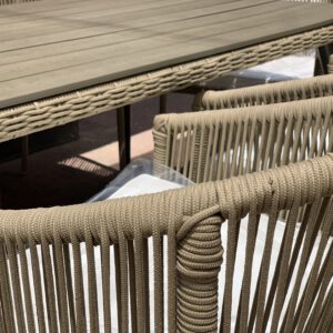 Set de Comedor Nautica Beige