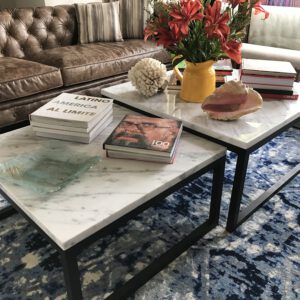 Mesa de Centro Doble Carrara