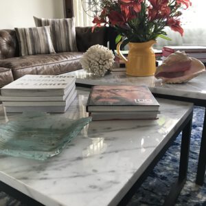 Mesa de Centro Doble Carrara